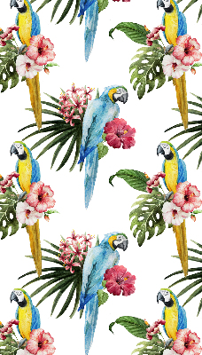 Store intérieur Perroquet sur des fleurs