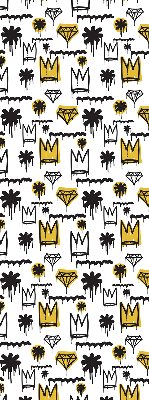 Store enrouleur Fleurs dessinées