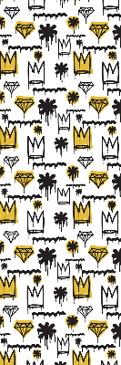 Store enrouleur Fleurs dessinées