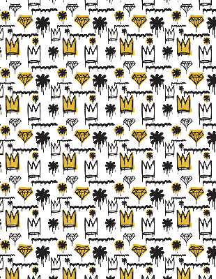 Store enrouleur Fleurs dessinées