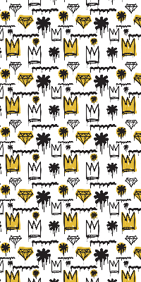 Store enrouleur Fleurs dessinées