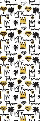 Store enrouleur Fleurs dessinées