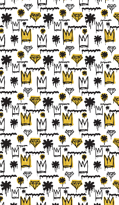 Store enrouleur Fleurs dessinées