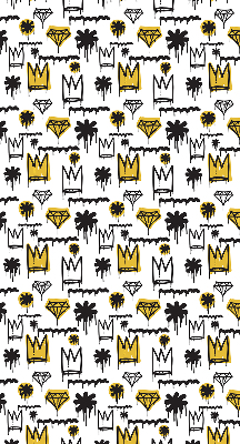 Store enrouleur Fleurs dessinées