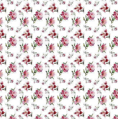 Store enrouleur Fleur rose