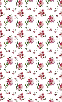 Store enrouleur Fleur rose