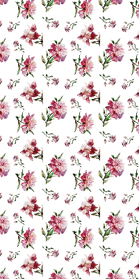 Store enrouleur Fleur rose