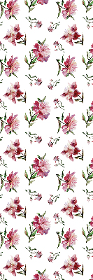 Store enrouleur Fleur rose