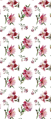 Store enrouleur Fleur rose