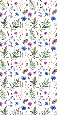 Store intérieur Fleurs colorées