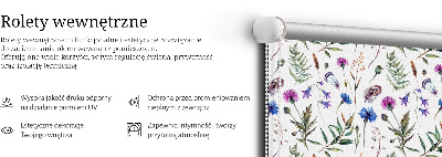 Store intérieur Fleurs colorées