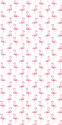 Store enrouleur Flamants roses