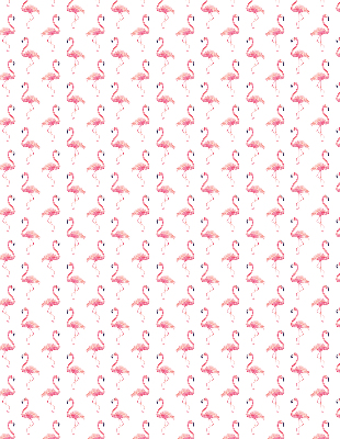 Store enrouleur Flamants roses