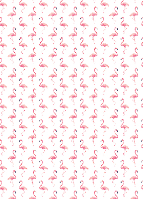 Store enrouleur Flamants roses