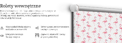 Store enrouleur Flamants roses