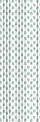 Store intérieur Petits sapins colorés