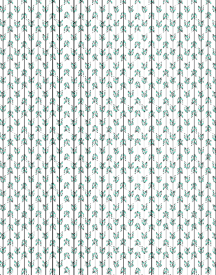 Store intérieur Petits sapins colorés