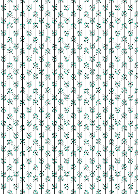 Store intérieur Petits sapins colorés