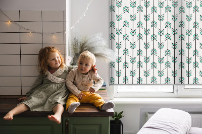 Store intérieur Petits sapins colorés