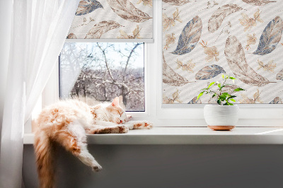 Store enrouleur Feuilles