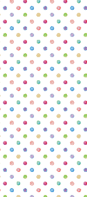 Store intérieur Points colorés