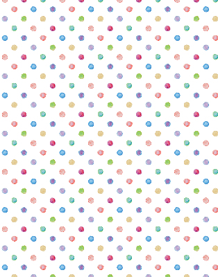 Store intérieur Points colorés