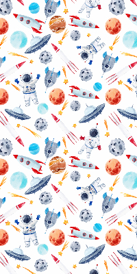 Store enrouleur Fusées, cosmonautes, planètes et ovni