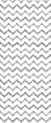 Store intérieur Zigzags horizontaux gris