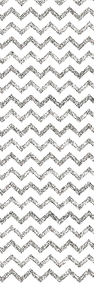 Store intérieur Zigzags horizontaux gris