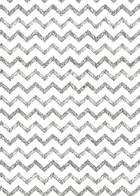 Store intérieur Zigzags horizontaux gris