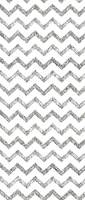 Store intérieur Zigzags horizontaux gris