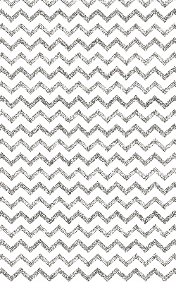 Store intérieur Zigzags horizontaux gris
