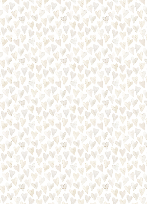 Store intérieur Coeurs beiges