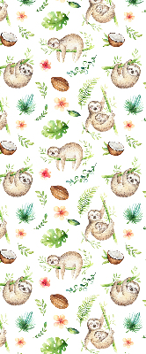 Store intérieur Les paresseux et les plantes