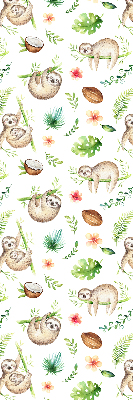 Store intérieur Les paresseux et les plantes