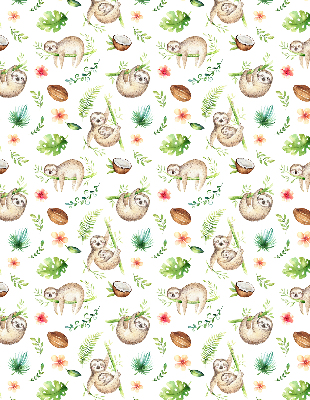 Store intérieur Les paresseux et les plantes