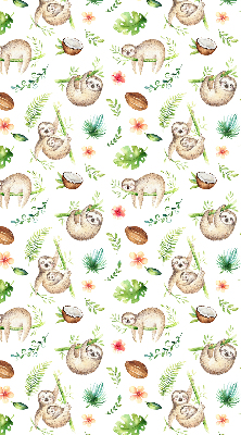 Store intérieur Les paresseux et les plantes