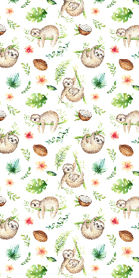 Store intérieur Les paresseux et les plantes