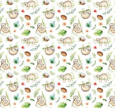 Store intérieur Les paresseux et les plantes