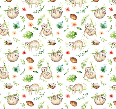 Store intérieur Les paresseux et les plantes