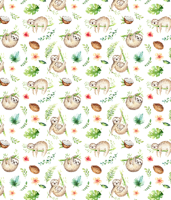 Store intérieur Les paresseux et les plantes