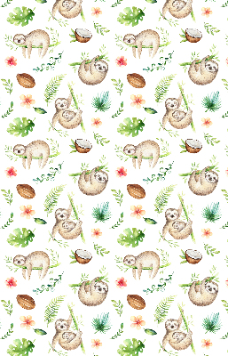 Store intérieur Les paresseux et les plantes