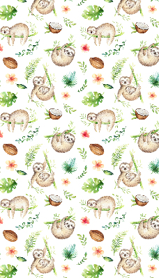 Store intérieur Les paresseux et les plantes