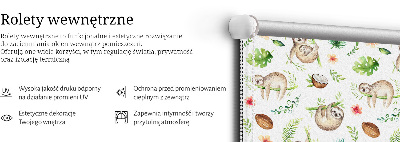 Store intérieur Les paresseux et les plantes