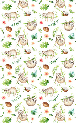 Store intérieur Les paresseux et les plantes