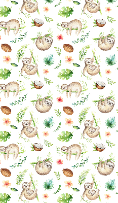 Store intérieur Les paresseux et les plantes