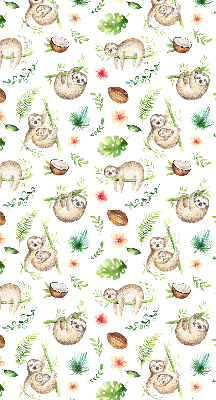 Store intérieur Les paresseux et les plantes