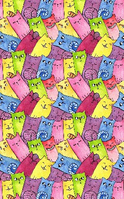 Store intérieur Chats colorés