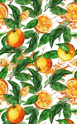 Store enrouleur Oranges et feuilles