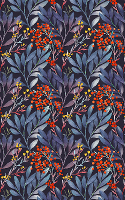 Store enrouleur Feuilles sombres et sorbier